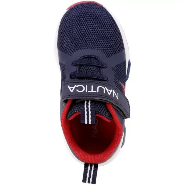 Nautica Kids LightUp Flashing Sneaker Athletic Running Shoes with Strap  Fashionable and Fun for Boys and Girls  Available in Toddler and Little Kid SizesJurnee Lightsnavy Red Pop
