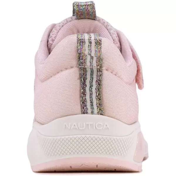 Nautica Kids LightUp Flashing Sneaker Athletic Running Shoes with Strap  Fashionable and Fun for Boys and Girls  Available in Toddler and Little Kid SizesJurnee Lightsblush Rainbow Metallic