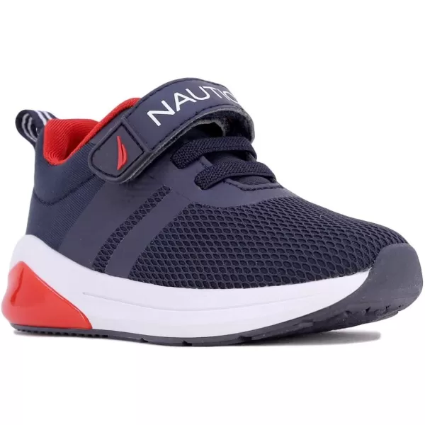 Nautica Kids LightUp Flashing Sneaker Athletic Running Shoes with Strap  Fashionable and Fun for Boys and Girls  Available in Toddler and Little Kid SizesBuoy Lightsnavy Red