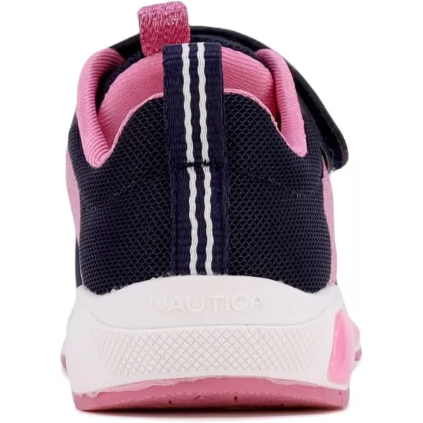 Nautica Kids LightUp Flashing Sneaker Athletic Running Shoes with Strap  Fashionable and Fun for Boys and Girls  Available in Toddler and Little Kid SizesJurnee Lightsnavy Pink Sparkle