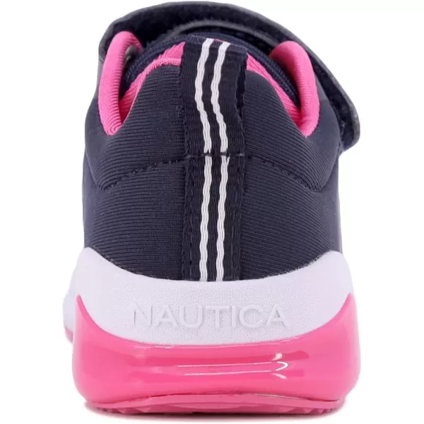 Nautica Kids LightUp Flashing Sneaker Athletic Running Shoes with Strap  Fashionable and Fun for Boys and Girls  Available in Toddler and Little Kid SizesLightsnavy Metallic Hc