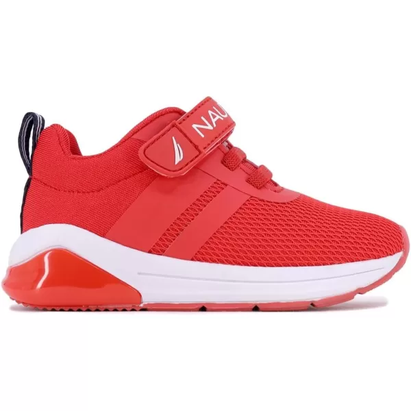 Nautica Kids LightUp Flashing Sneaker Athletic Running Shoes with Strap  Fashionable and Fun for Boys and Girls  Available in Toddler and Little Kid SizesBuoy Lightsred