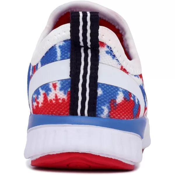 Nautica Kids Sneaker Athletic SlipOn Bungee Running ShoesBoy  GirlBig KidLittle KidToddler  NeaveKappilAmericana Tie Dye