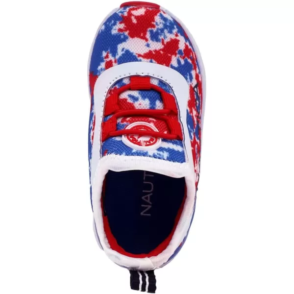 Nautica Kids Sneaker Athletic SlipOn Bungee Running ShoesBoy  GirlBig KidLittle KidToddler  NeaveKappilAmericana Tie Dye