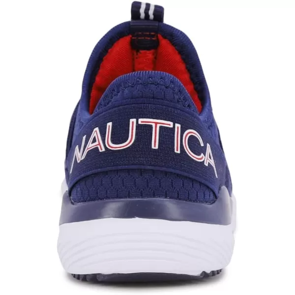 Nautica Kids Sneaker Athletic SlipOn Bungee Running ShoesBoy  GirlBig KidLittle KidToddler  NeaveKappilBali Navy White Red