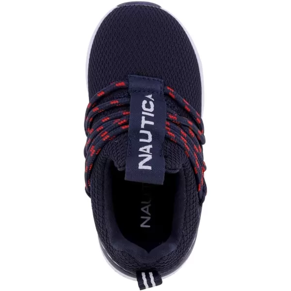 Nautica Kids Sneaker Athletic SlipOn Bungee Running ShoesBoy  GirlBig KidLittle KidToddler  NeaveKappilBentonnavy American