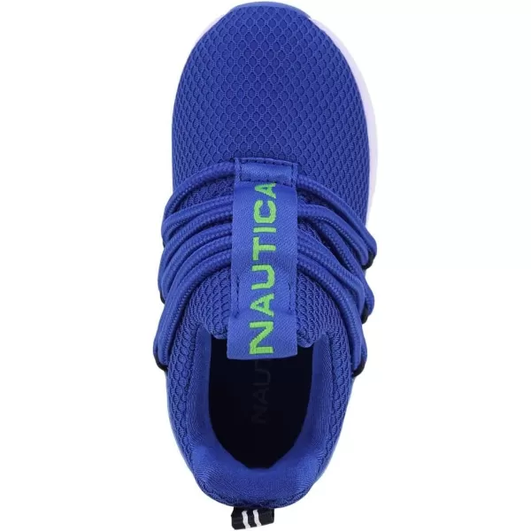 Nautica Kids Sneaker Athletic SlipOn Bungee Running ShoesBoy  GirlBig KidLittle KidToddler  NeaveKappilCobalt Green Popbenton