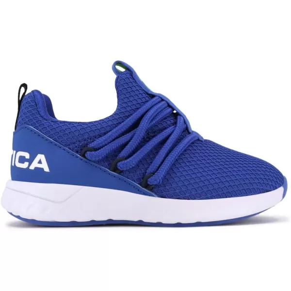 Nautica Kids Sneaker Athletic SlipOn Bungee Running ShoesBoy  GirlBig KidLittle KidToddler  NeaveKappilCobalt Green Popbenton