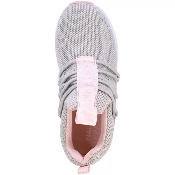 Nautica Kids Sneaker Athletic SlipOn Bungee Running ShoesBoy  GirlBig KidLittle KidToddler  NeaveKappilGrey Iridescentbenton