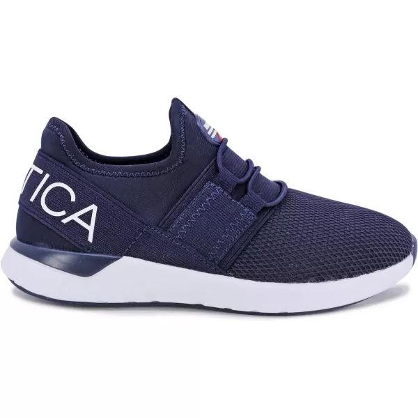 Nautica Kids Sneaker Athletic SlipOn Bungee Running ShoesBoy  GirlBig KidLittle KidToddler  NeaveKappilNavy