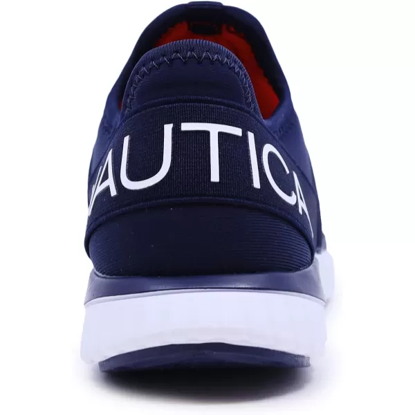 Nautica Kids Sneaker Athletic SlipOn Bungee Running ShoesBoy  GirlBig KidLittle KidToddler  NeaveKappilNavy Mesh