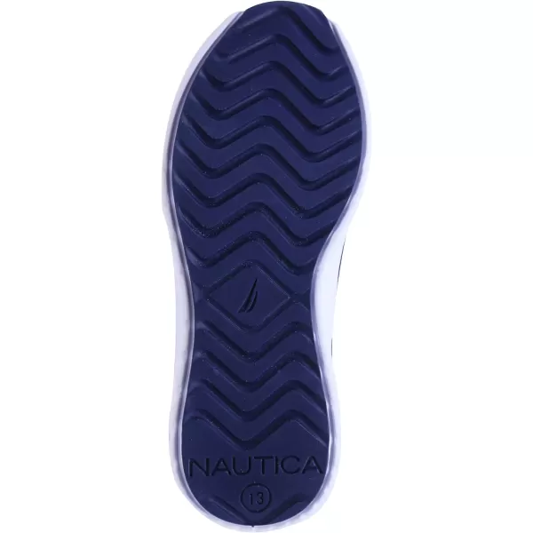 Nautica Kids Sneaker Athletic SlipOn Bungee Running ShoesBoy  GirlBig KidLittle KidToddler  NeaveKappilNavy Mesh