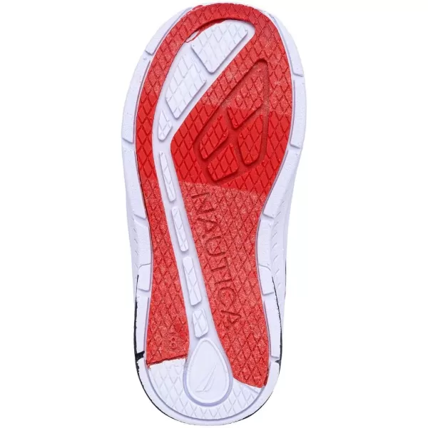 Nautica Kids Sneaker Athletic SlipOn Bungee Running ShoesBoy  GirlBig KidLittle KidToddler  NeaveKappilNavy Reddrift Fish