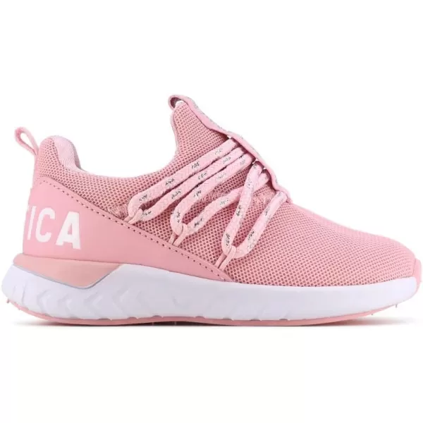 Nautica Kids Sneaker Athletic SlipOn Bungee Running ShoesBoy  GirlBig KidLittle KidToddler  NeaveKappilPink Champagnebenton