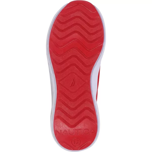 Nautica Kids Sneaker Athletic SlipOn Bungee Running ShoesBoy  GirlBig KidLittle KidToddler  NeaveKappilRed