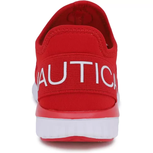 Nautica Kids Sneaker Athletic SlipOn Bungee Running ShoesBoy  GirlBig KidLittle KidToddler  NeaveKappilRed
