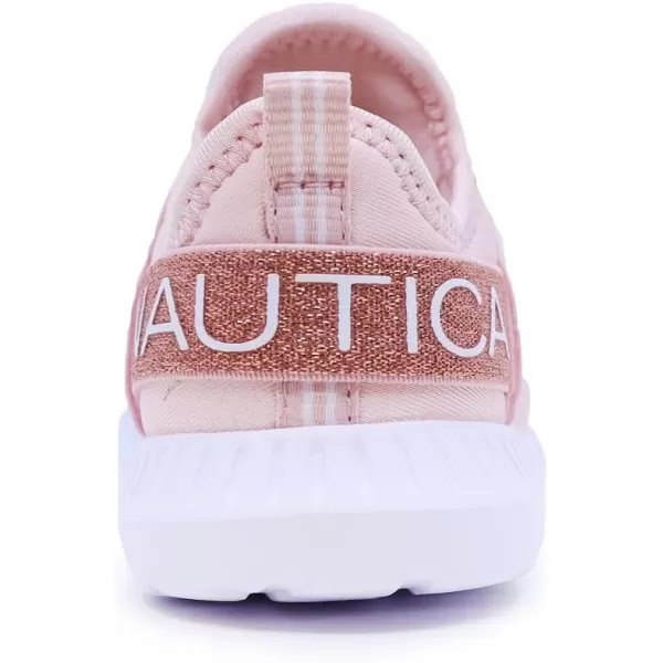 Nautica Kids Sneaker Athletic SlipOn Bungee Running ShoesBoy  GirlBig KidLittle KidToddler  NeaveKappilRose Gold Kappil