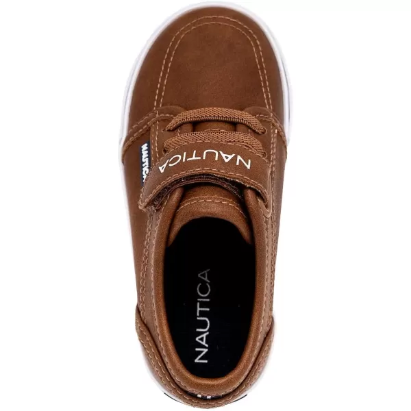 Nautica Kids Sneakers with Adjustable Strap and Bungee Straps  Comfortable Casual Shoes for Boys and Girls ToddlerLittle KidTanmoulouya
