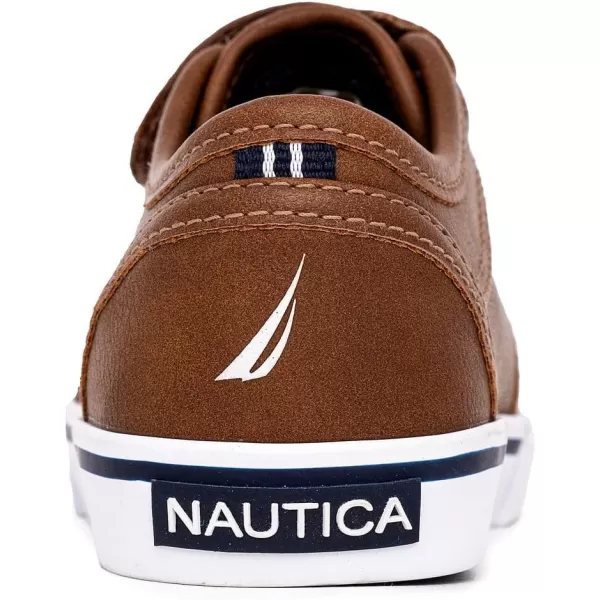 Nautica Kids Sneakers with Adjustable Strap and Bungee Straps  Comfortable Casual Shoes for Boys and Girls ToddlerLittle KidTanmoulouya