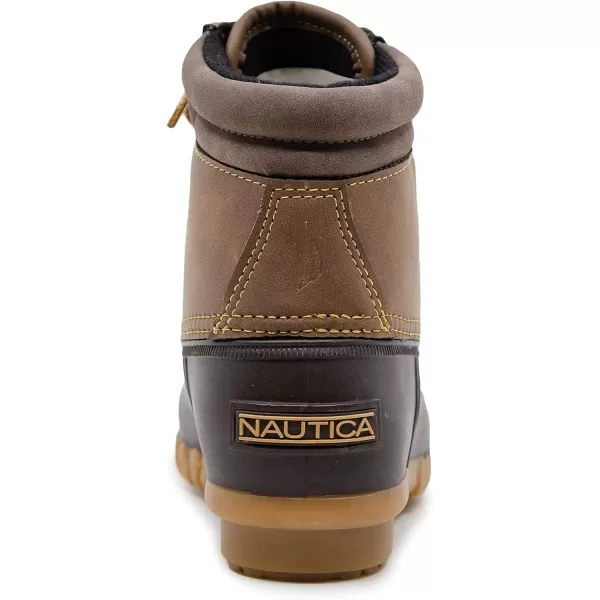 Nautica Kids Snow Rain Boots Waterproof Duck Boot Shoes for Boys and Girls Available in Sizes for Big Kids Little Kids and ToddlersBrownchanning