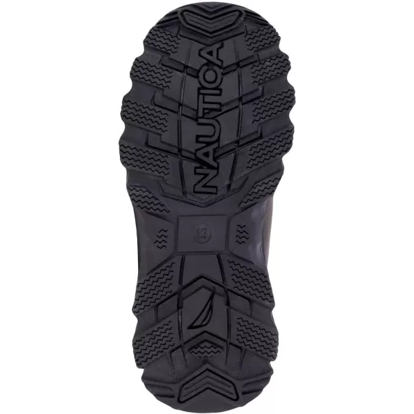 Nautica Kids Snow Rain Boots Waterproof Duck Boot Shoes for Boys and Girls Available in Sizes for Big Kids Little Kids and ToddlersChocolate Whiteindus