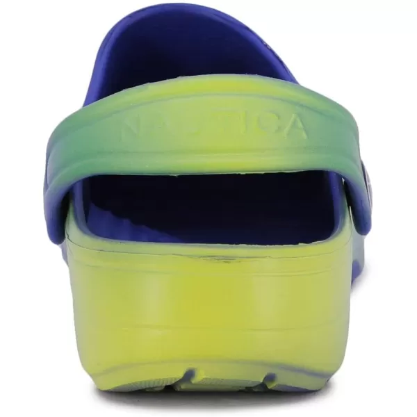 Nautica Kids Sports Clogs Sandals Athletic Beach Water Shoes  River EdgeBoys  Girls ToddlerLittle KidBig KidCobalt Green Yellow