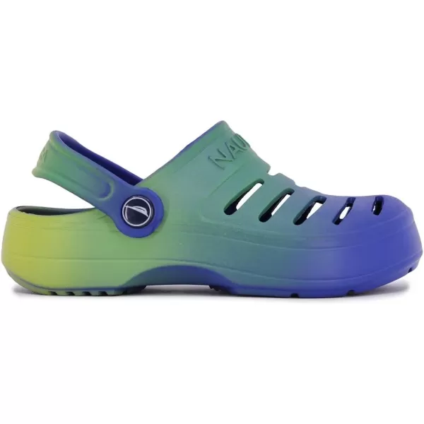 Nautica Kids Sports Clogs Sandals Athletic Beach Water Shoes  River EdgeBoys  Girls ToddlerLittle KidBig KidCobalt Green Yellow