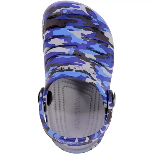 Nautica Kids Sports Clogs Sandals Athletic Beach Water Shoes  River EdgeBoys  Girls ToddlerLittle KidBig KidCobalt Grey Black Camo