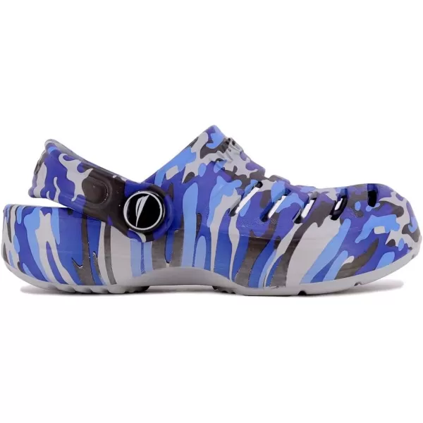Nautica Kids Sports Clogs Sandals Athletic Beach Water Shoes  River EdgeBoys  Girls ToddlerLittle KidBig KidCobalt Grey Black Camo