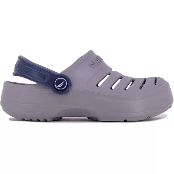 Nautica Kids Sports Clogs Sandals Athletic Beach Water Shoes  River EdgeBoys  Girls ToddlerLittle KidBig KidDark Grey Navy