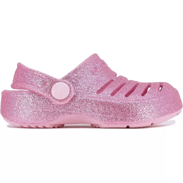 Nautica Kids Sports Clogs Sandals Athletic Beach Water Shoes  River EdgeBoys  Girls ToddlerLittle KidBig KidLight Pink Glitter