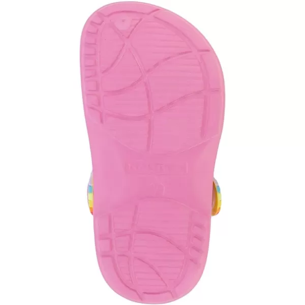 Nautica Kids Sports Clogs Sandals Athletic Beach Water Shoes  River EdgeBoys  Girls ToddlerLittle KidBig KidMorning Glory Rainbow