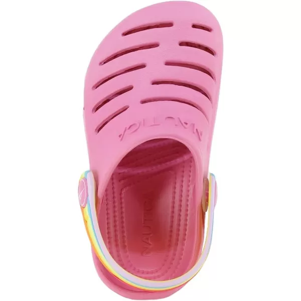 Nautica Kids Sports Clogs Sandals Athletic Beach Water Shoes  River EdgeBoys  Girls ToddlerLittle KidBig KidMorning Glory Rainbow