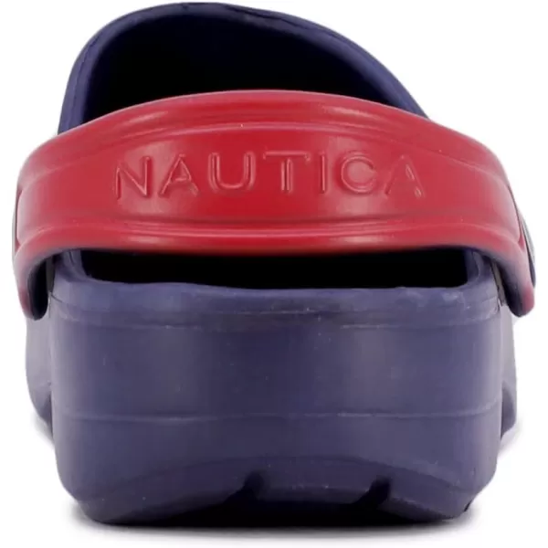 Nautica Kids Sports Clogs Sandals Athletic Beach Water Shoes  River EdgeBoys  Girls ToddlerLittle KidBig KidNavy Red