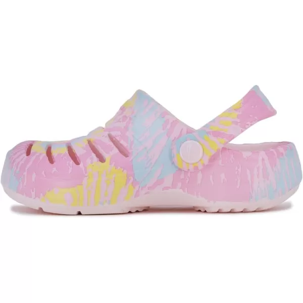 Nautica Kids Sports Clogs Sandals Athletic Beach Water Shoes  River EdgeBoys  Girls ToddlerLittle KidBig KidPink Large Tie Dye