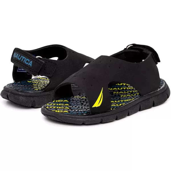 Nautica Kids Sports Sandals  Water Shoes Open Toe Athletic Summer Sandal Boy  Girl Little KidBig KidBlack Teal