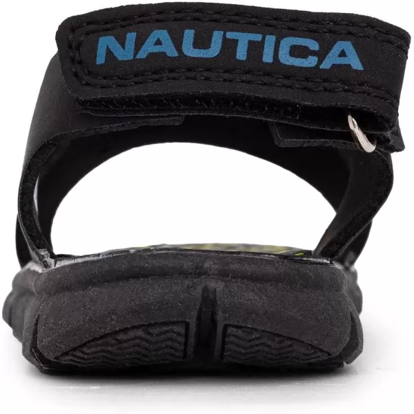 Nautica Kids Sports Sandals  Water Shoes Open Toe Athletic Summer Sandal Boy  Girl Little KidBig KidBlack Teal