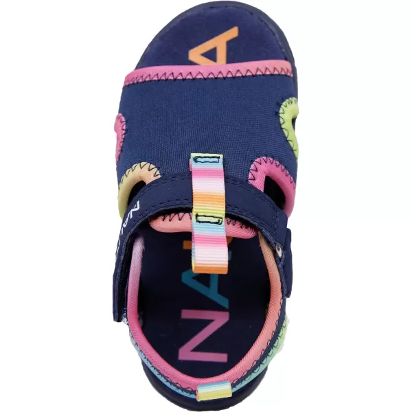 Nautica Kids Sports Sandals  Water Shoes Open Toe Athletic Summer Sandal Boy  Girl Little KidBig KidNavy Tie Dye