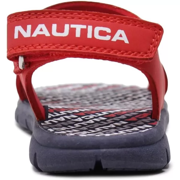 Nautica Kids Sports Sandals  Water Shoes Open Toe Athletic Summer Sandal Boy  Girl Little KidBig KidRed Navy Logo