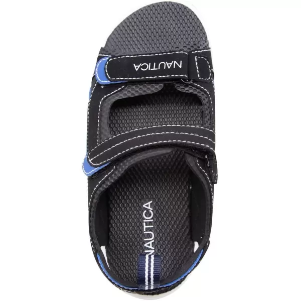 Nautica Kids Sports Sandals Open Toe Athletic Beach Water Shoes Boys  Girls ToddlerLittle KidBig KidBlack Blue Tealhelm