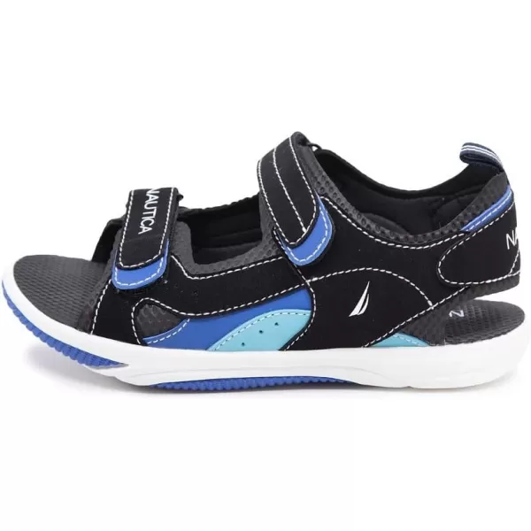 Nautica Kids Sports Sandals Open Toe Athletic Beach Water Shoes Boys  Girls ToddlerLittle KidBig KidBlack Blue Tealhelm