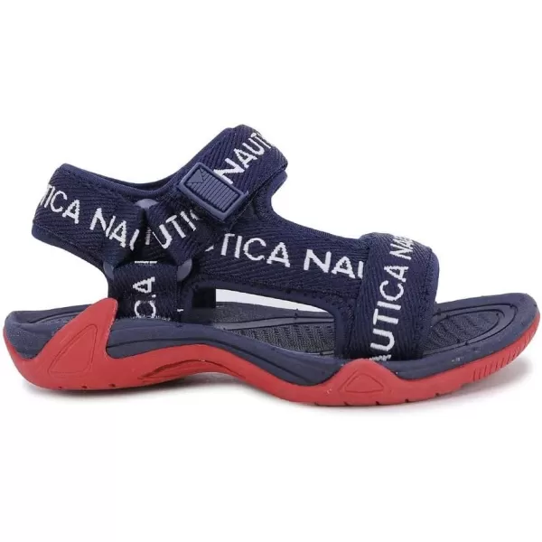 Nautica Kids Sports Sandals Open Toe Athletic Beach Water Shoes Boys  Girls ToddlerLittle KidBig KidNavyaugustus