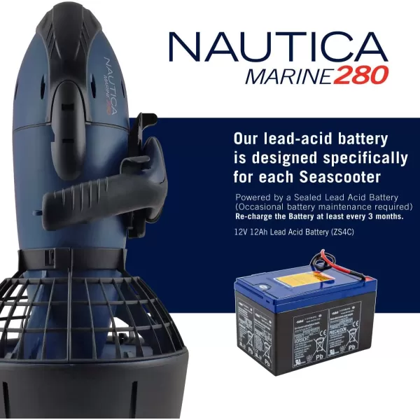 Nautica Marine 280 Seascooter Recreational Dive SeriesNautica Marine 280 Seascooter Recreational Dive Series