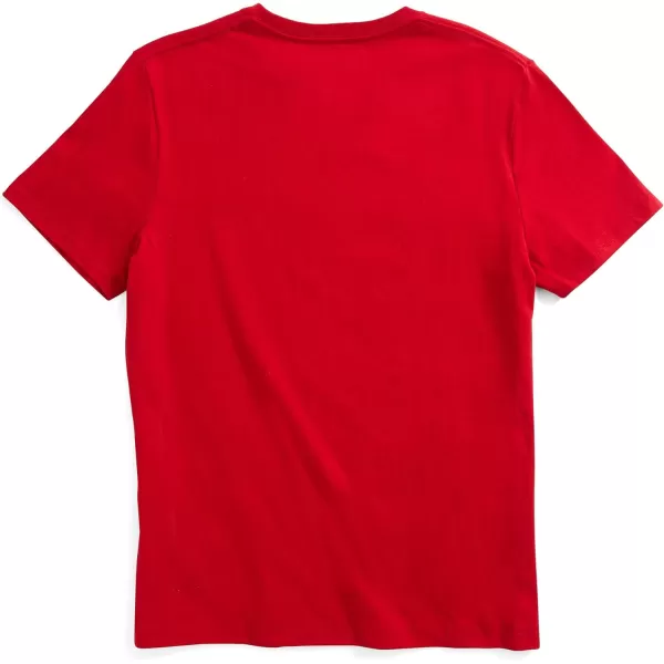 Nautica Mens 100 Cotton Patriotic Logo Graphic TShirtTrue Red