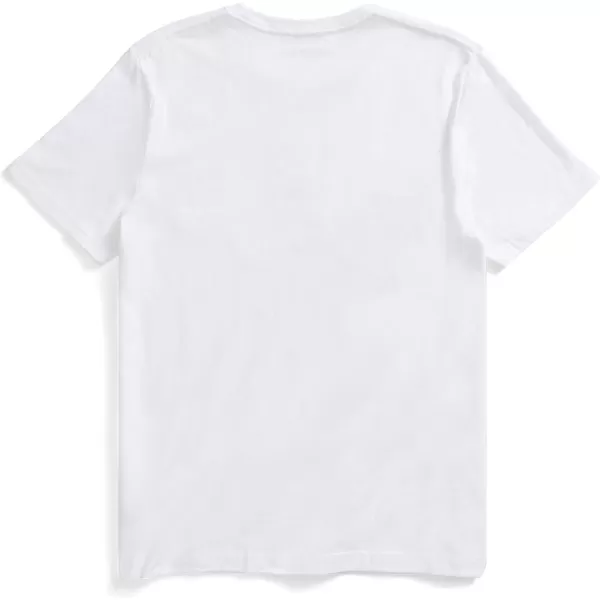 Nautica Mens 100 Cotton Patriotic Logo Graphic TShirtWhite