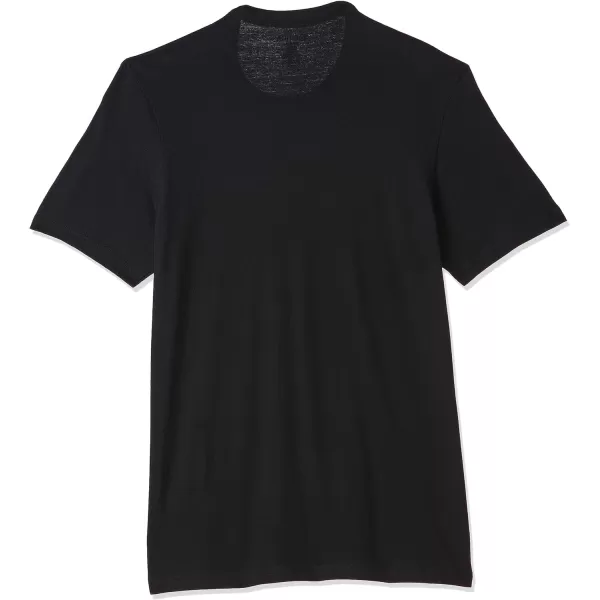 Nautica Mens 3Pack Cotton Crew Neck TShirtBlack New