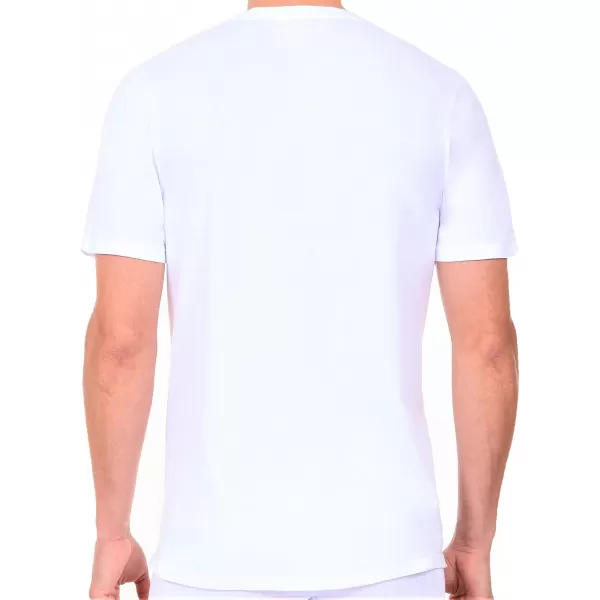 Nautica Mens 3Pack Cotton Crew Neck TShirtWhite New