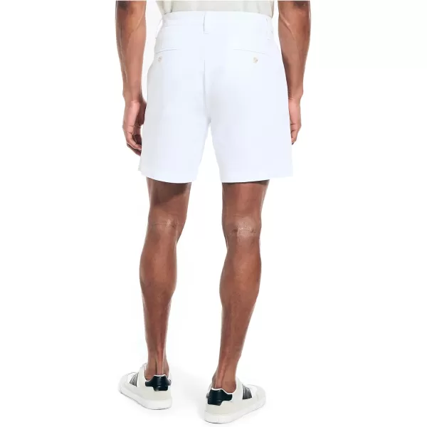 Nautica Mens 6 Deck ShortBright White