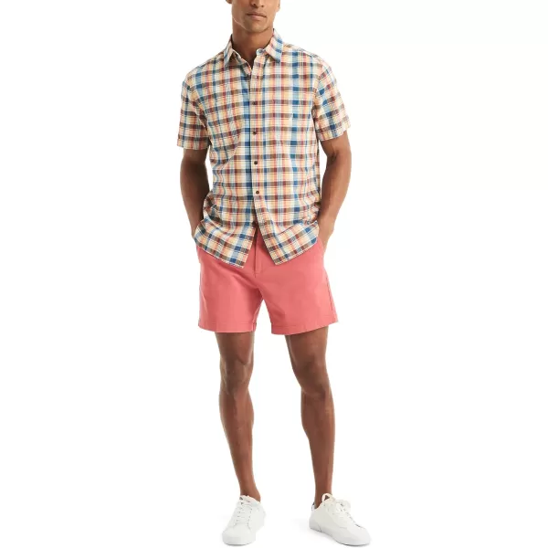 Nautica Mens 6 Deck ShortMineral Red