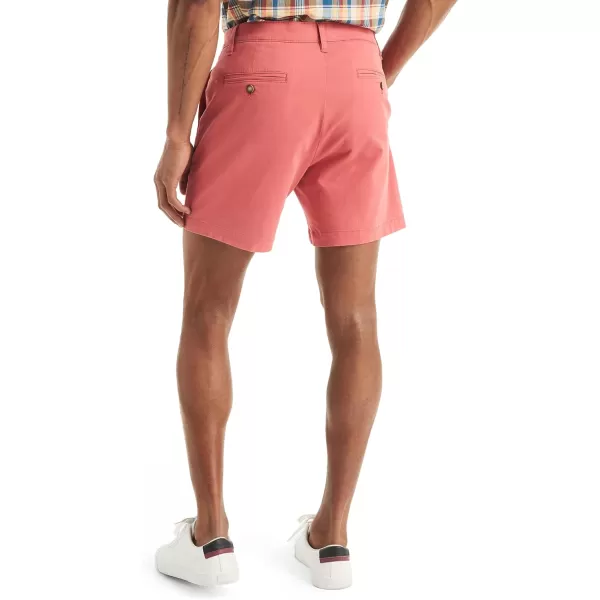 Nautica Mens 6 Deck ShortMineral Red